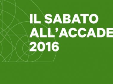 Il sabato all'Accademia - 8 ottobre 2016