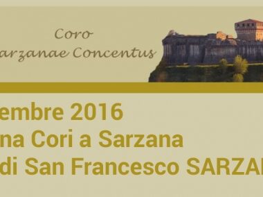 CORI A SARZANA - Schola Cantorum “Francesco Landini - 24 settembre 2016